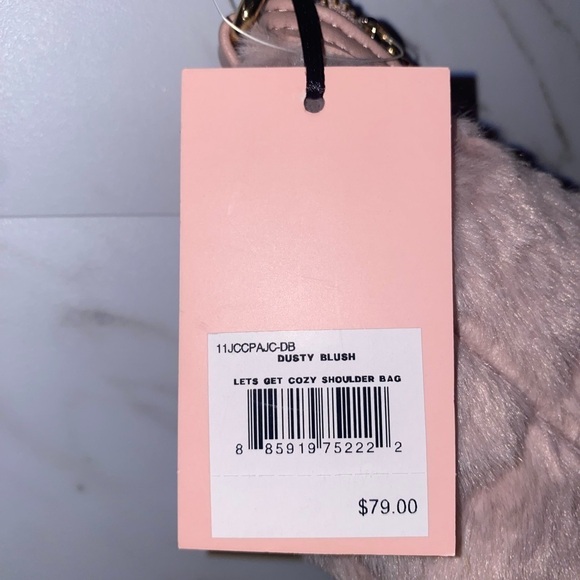 Juicy Couture  Lets Get Cozy Shoulder bag-Dusty Blush - Picture 3 of 6